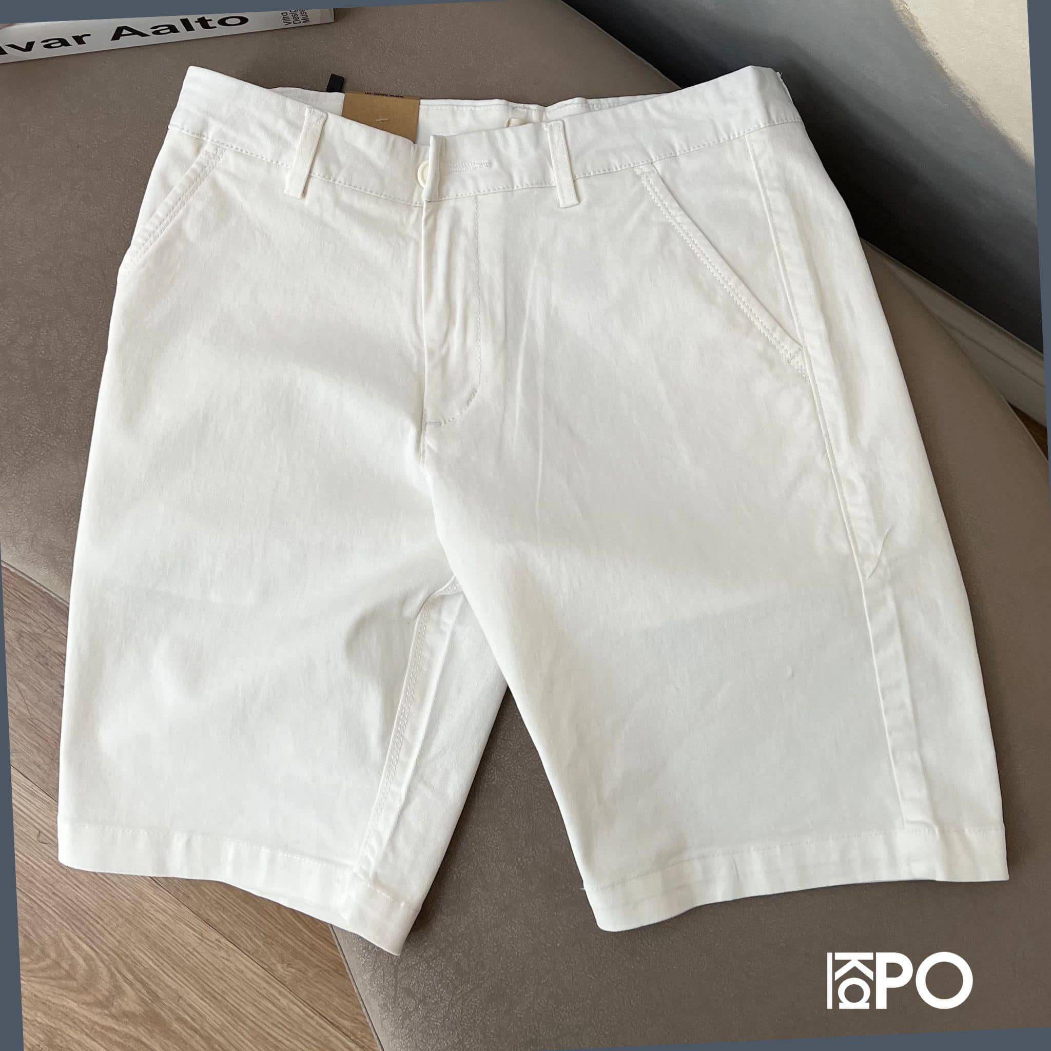 Quần short nam kaki